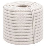 YUZENET Gevlochten katoenen touw (1 cm x 30,5 m) natuurlijk zacht touw