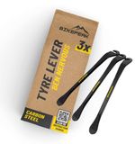 BikePeak bandenlichters Ben Nervous van koolstofstaal 3-delige set voor mountainbike, racefiets, stadsfiets, e-bike