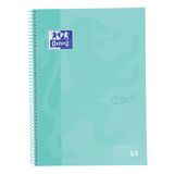 Oxford Notitieboek Oxftouch Europeanb A4+ Lijn 80v Mintgroen | 5 Stuks