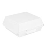 50 García de Pou 50 stuks Hamburger schelpen 'Thepack' 230 g/m2 14,2 x 13,7 x 6,1 cm, wit, nano-micro