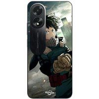 Oppo A58 Etui izuku Midoriya, shoto Todoroki, Bakugo Katsuki, oorlog, een voor allen, my hero academia anime Maniacase