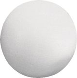 Rayher hobby materialen Piepschuim bol/bal - wit - D6 cm