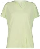 CMP Damestrui Blend V-hals Korte mouw Pastelgroen Maat XL