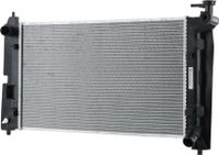 HELLA Radiateur voor motorkoeling, 600 x 348 mm, geschikt voor onder andere TOYOTA COROLLA