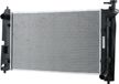 HELLA Radiateur pour refroidissement moteur, 600 x 348 mm, adapté entre autres pour TOYOTA COROLLA