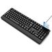 Atlantis Land P013-K810S Toetsenbord Kantoor USB Italiaans Zwart