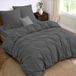 Dreamzie Beddengoedset 160 x 200 cm, 4-delig, Dekbedovertrek 240 x 260 cm, Hoeslaken 160 x 200 cm, 2 Kussenslopen 65 x 65 cm, Microvezel, 100 Draden/cm², Oeko-Tex