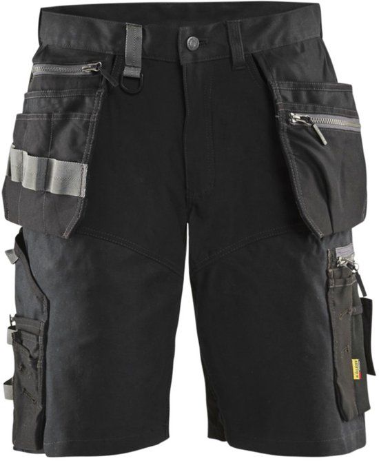 Blåkläder Short met stretch en spijkerzakken 1598-1343 - Zwart - C64