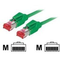 Exertis Connect - Verbindingskabel - RJ-45 (M) naar RJ-45 (M) - 15 m - SFTP - CAT 6 - halogeenvrij - groen