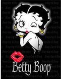 Impact & Stratégie Metalen Bord 15 x 20 cm Betty Boop Kiss