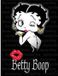 Impact & Stratégie Metalen Bord 15 x 20 cm Betty Boop Kiss