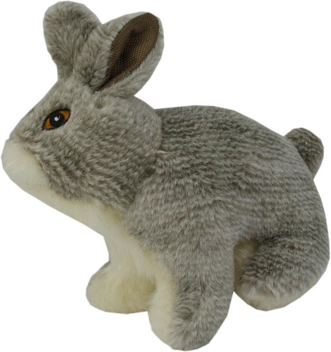 Wild Life Collection Wild Life Dog Rabbit (Konijn) - Pluche Hondenspeeltje met Pieper