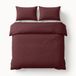 Sleeptime Modern Geo 3D Dekbedovertrek - Tweepersoons 200x200/220 cm - Bordeaux