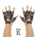Widmann Rockers Bikers Punk handschoenen, volwassenen, meerkleurig, XL