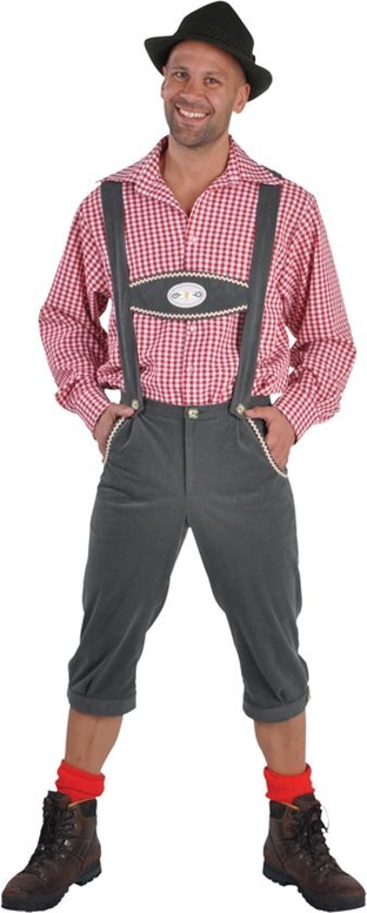 Magic by freddy Tiroler broek Oktoberfest Lederhosen Groen Oktoberfestkleding heren maat L 54-56