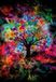 Magnolia Puzzle Colorful Tree - 1000 pièces Puzzle