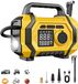 StarTech Draagbare bandenpomp - Draadloze luchtcompressor - 150 PSI - 6 keer sneller oppompen - 12V - Automatische uitschakeling - LED-digitale display - Geel