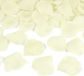 Partydeco Rozenblaadjes snippers - creme wit - 500 stuks - Bruiloft decoratie