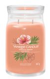 Yankee Candle Bougie Cylindrique Tropical Breeze - Guava & Mint - Autonomie 90 Heures