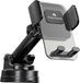 Velox Goods VL-501 Support téléphone voiture – Ventouse puissante – Rotatif à 360° – Pour tableau de bord, pare-brise et bureau – Support smartphone universel – Noir