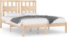 vidaXL Bedframe Massief Grenenhout 120x190 cm