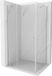 Mexen Roma cabine de douche à charnières 100 x 110 cm, transparent, chrome