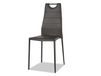 GILLY Ensemble de 4 chaises noir