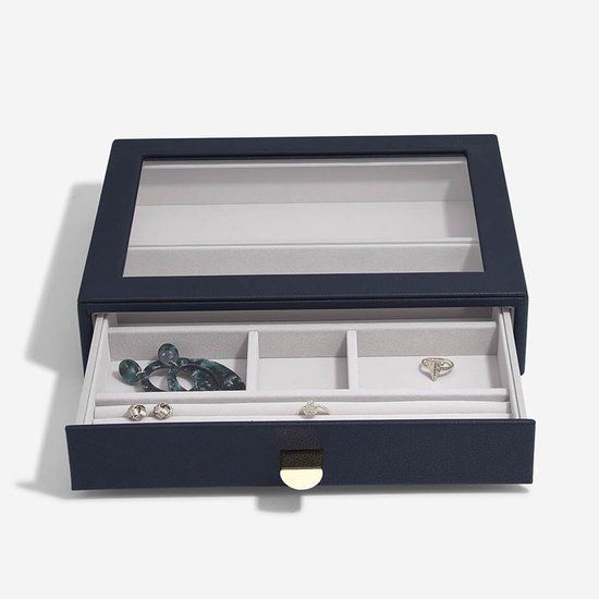 Stackers Sieradendoos met lades stapelbaar - Blauw
