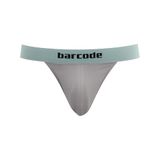 Barcode Berlin Basic Suspender Eros Grey-Mint - MAAT XL - Heren Ondergoed - String voor Man - Mannen Thong