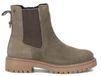 Filippo Damen Chelsea-Boots en cuir naturel vert olive à talon bloc DBT793526KHXXA