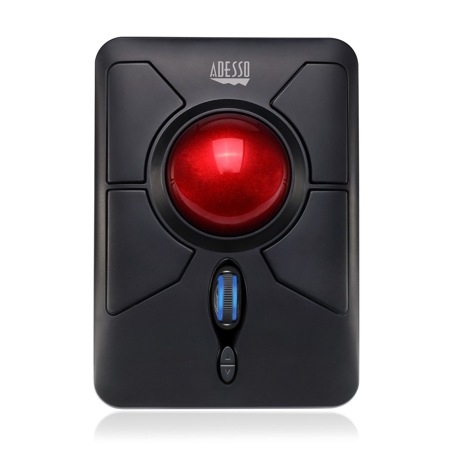 Adesso iMouse T50 Trackball Muis - Zwart/Rood