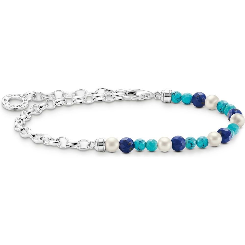 Thomas Sabo Armband Zilver 925 blauw, turkoois - Dames