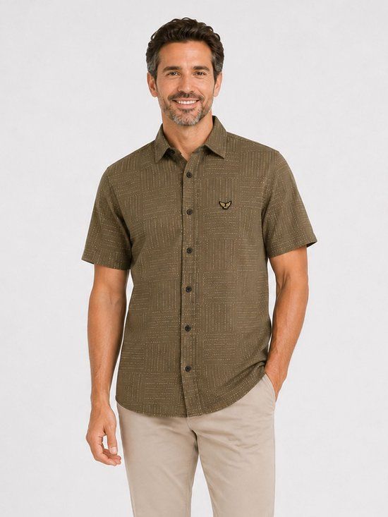 PME Legend Short Sleeve Shirt Print on pique XXL