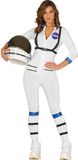 Nasa Fiestas Guirca Astronauten Kostuum Dames Polyester Wit M/L