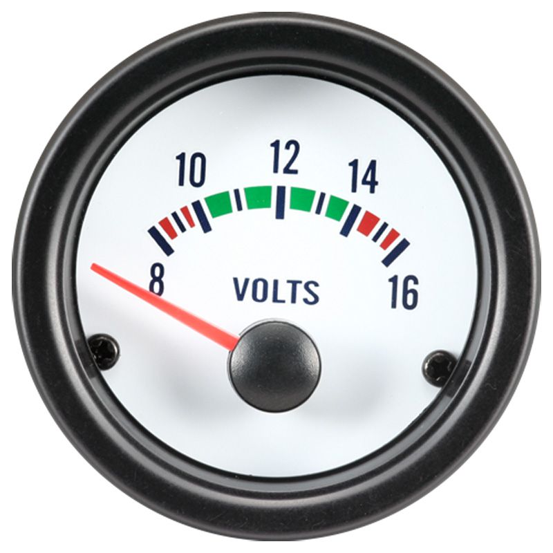 AutoStyle Performance Instrument Wit Voltage 8-16 Volt 52mm