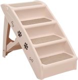 vidaXL Hondentrap - Inklapbaar - 62x40x49,5 cm - Crème