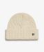Superdry Bonnet en tricot torsadé de qualité supérieure Coupe classique Crème Taille unique