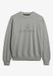 Superdry British Design sweatshirt met ronde hals en relaxte pasvorm voor dames in grey marl.