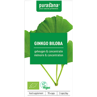 Purasana Ginkgo Biloba Bio 250mg - 70 Capsules