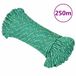 vidaXL Boottouw 3 mm 250 m Polypropyleen Groen