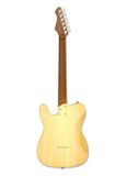 Aria 615-MK2 Hot Rod Collection Nashville RBRD Ruby rode T-Style Elektrische Gitaar Ruby Red