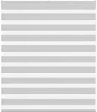 vidaXL Zebra rolgordijn 120x100 cm stofbreedte 115,9 cm lichtgrijs