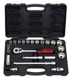 SUPERLOCK dopsleutelset 12,5 mm (1/2") 22-delig