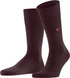 FALKE Airport X-Mas Dachshund gedessineerd wol katoen sokken heren rood - maat 41-42