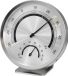 Thermo- en hygrometer Zilver