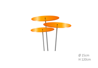 Cazador del Sol 3 stuks! Zonnevangers Oranje medium 120x15 cm