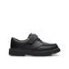 Clarks Lorcam Edge K Enfants Cuir Noir, 2.5