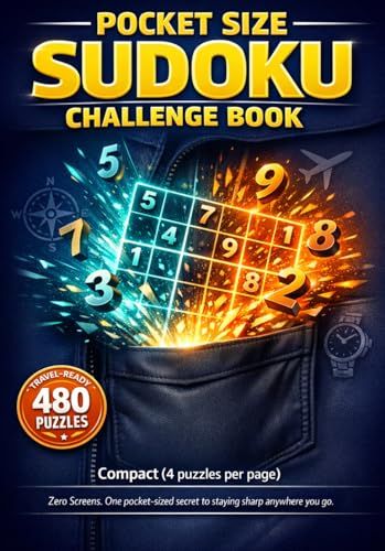 POCKET SIZE SUDOKU CHALLENGE BOOK