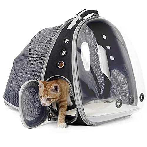 YITON Hond Rugzak 1Stks Uitbreidbaar Kat Carrier Rugzak Draagbare Pet Puppy Reizen Rugzak Transporter Transportband Katten Tas: