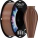 Creality PETG-filament 1,75 mm, 3D-printerfilament, uitstekende taaiheid, hoge precisie, niet giftig, vochtbestendig, 1 kg, glanzend 3D-printfilament voor 3D-printers (bruin)